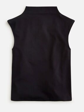 J.Crew Sleeveless Mock Neck Tank Top - Black